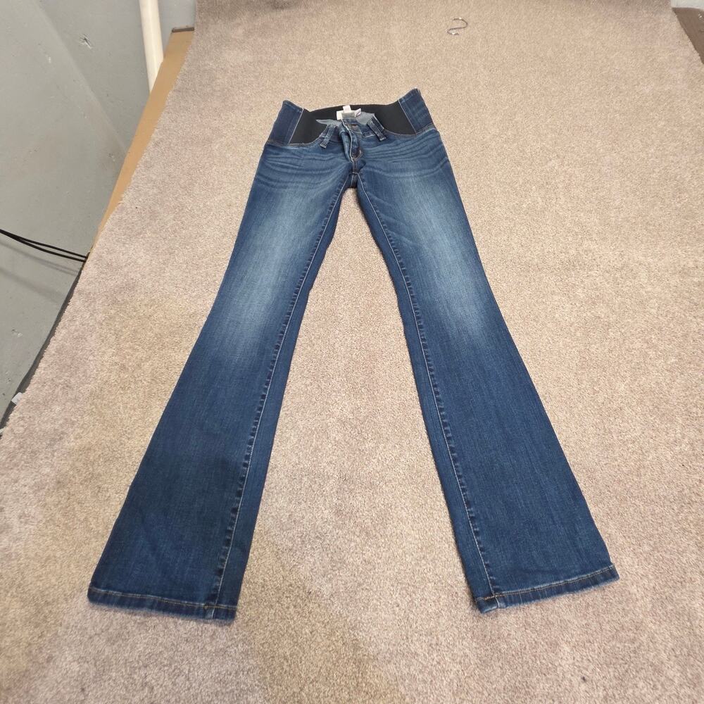 Isabel Maternity Women's Skinny Bootcut Jeans Size 2 Medium Wash Denim